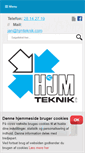 Mobile Screenshot of hjmteknik.dk